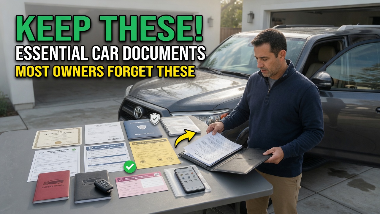 Essential Vehicle Documents Every Car Owner Should Keep